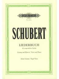 Franz Schubert: Liederbuch - High Voice (noty na klavír, zpěv)