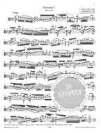Johann Sebastian Bach: Sonatas & Partitas BWV 1001-1006 (noty na violu)