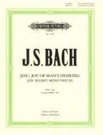 Johann Sebastian Bach: Jesu, Joy of Man's Desiring (noty na housle, klavír)