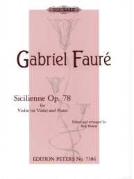 Gabriel Fauré: Sicilienne Op.78 (noty na housle, klavír)