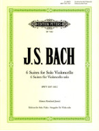 Johann Sebastian Bach: Six Cello Suites BWV 1007-1012 (noty na violoncello)