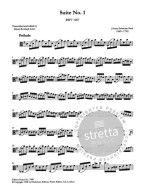 Johann Sebastian Bach: Six Cello Suites BWV 1007-1012 (noty na violoncello)
