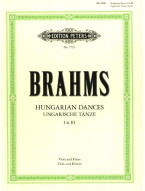 Johannes Brahms: Hungarian Dances Nos. 1 And 3 (noty na violu, klavír)