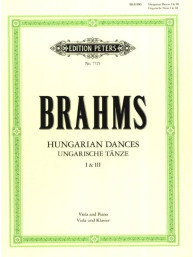 Johannes Brahms: Hungarian Dances Nos. 1 And 3 (noty na violu, klavír)