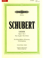 Franz Schubert: Lieder 1 - High Voice (noty pro klavír, zpěv)