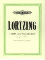 Albert Lortzing: Thema und Variationen (noty na trubku, klavír)