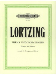 Albert Lortzing: Thema und Variationen (noty na trubku, klavír)
