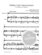 Albert Lortzing: Thema und Variationen (noty na trubku, klavír)