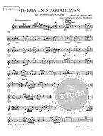 Albert Lortzing: Thema und Variationen (noty na trubku, klavír)