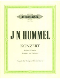 Johann Nepomuk Hummel: Concert Eb major (noty na trubku, klavír)