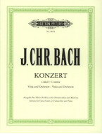 Johann Christian Bach: Concerto in C minor (noty na violu, klavír)