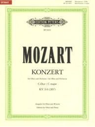 W.A Mozart: Konzert C-Dur KV 314/285d (noty na hoboj, klavír)