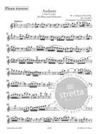 W.A Mozart: Andante in C K315/285e (noty na příčnou flétnu, klavír)
