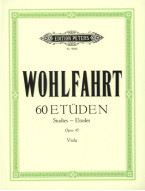 Franz Wohlfahrt: 60 Etudes Op.45 (noty na violu)
