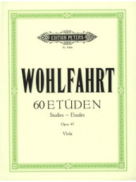 Franz Wohlfahrt: 60 Etudes Op.45 (noty na violu)