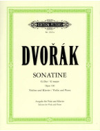 Antonín Dvořák: Sonatina in G Major Op.100 (noty na housle, klavír)