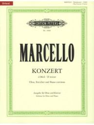 Benedetto Marcello: Konzert d-Moll (noty na hoboj, klavír)