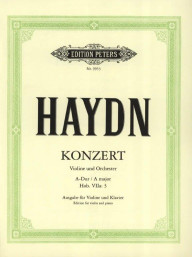 Joseph Haydn: Konzert A-Dur Hob. VIIa: 3 (noty na housle, klavír)