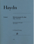 Joseph Haydn: Piano Sonata In E Flat Hob. XVI:52 (noty na klavír)