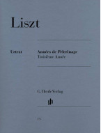 Franz Liszt: Années De Pelerinage - Troisieme Année (noty pro klavír)