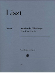 Franz Liszt: Années De Pelerinage - Troisieme Année (noty pro klavír)