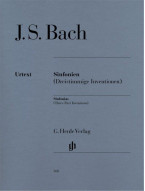 Johann Sebastian Bach: Sinfonien BWV787-801 - Dreistimmige Inventionen (noty na klavír)