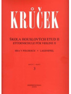 Václav Krůček: Škola houslových etud 2 (sešit 3,4)