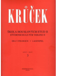 Václav Krůček: Škola houslových etud 2 (sešit 3,4)