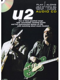 Play Along Guitar Audio CD: U2 (tabulatury, noty, kytara) (+CD)