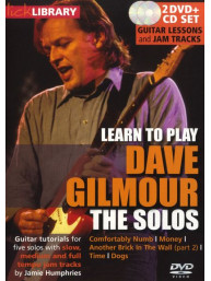 Lick Library: Learn To Play Dave Gilmour - The Solos (video škola hry na kytaru)