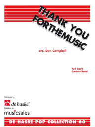 ABBA: Thank You For The Music (noty pro koncertní orchestr, party, partitura)