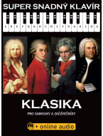 Super Snadný Klavír: Klasika pro samouky a začátečníky (+online audio)