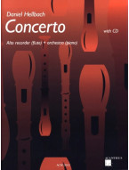 Daniel Hellbach: Concerto (noty na altovou zobcovou flétnu, klavír)(+audio)