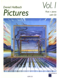 Daniel Hellbach: Pictures 1 (noty na příčnou flétnu, klavír)(+audio)