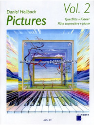 Daniel Hellbach: Pictures 2 (noty na příčnou flétnu, klavír)(+audio)