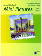 Daniel Hellbach: Mini Pictures 1 (noty na altovou zobcovou flétnu)(+audio)