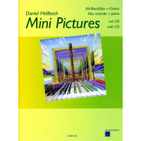 Daniel Hellbach: Mini Pictures 1 (noty na altovou zobcovou flétnu)(+audio)