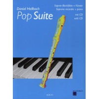 Daniel Hellbach: Pop Suite (noty na sopránovou zobcovou flétnu, klavír)(+audio)