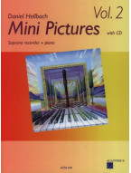 Daniel Hellbach: Mini Pictures 2 (noty na sopránovou zobcovou flétnu, klavír)(+audio)