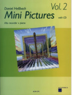 Daniel Hellbach: Mini Pictures 2 (noty na altovou zobcovou flétnu, klavír)(+audio)