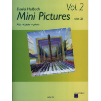 Daniel Hellbach: Mini Pictures 2 (noty na altovou zobcovou flétnu, klavír)(+audio)