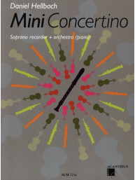 Daniel Hellbach: Mini Concertino (noty na sopránovou zobcovou flétnu)(+audio)