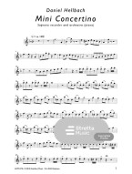 Daniel Hellbach: Mini Concertino (noty na sopránovou zobcovou flétnu)(+audio)