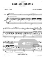 Xavier Leroux: Deux Romances (noty na příčnou flétnu, klavír) Xavier Leroux: Deux Romances (noty na příčnou flétnu, klavír)