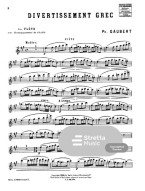 Philippe Gaubert: Divertissement Grec (noty na příčnou flétnu, klavír)