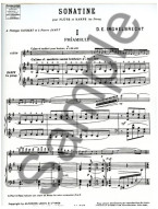 Desire-Emile Inghelbrecht: Sonatine (noty na příčnou flétnu, klavír)