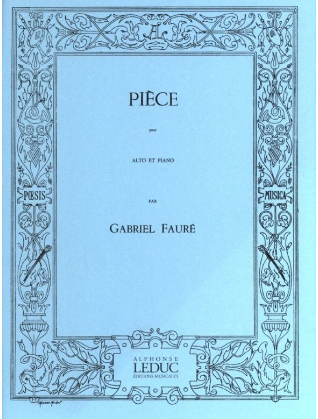 Gabriel Fauré: Piece (noty na violu, klavír)