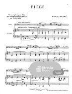 Gabriel Fauré: Piece (noty na violu, klavír) Gabriel Fauré: Piece (noty na violu, klavír)