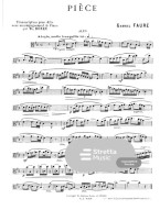 Gabriel Fauré: Piece (noty na violu, klavír) Gabriel Fauré: Piece (noty na violu, klavír)