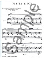 Georges Hüe: Petite Piece In G (noty na příčnou flétnu, klavír)